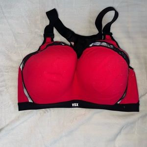 Red VICTORIAS SECRET SPORTS BRA